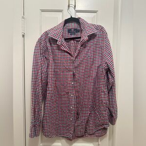Vineyard Vines Red and Blue Checkered Men's Shirt
